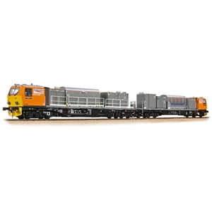 31-579 Windhoff MPV 2-Car Set Network Rail Orange (image for) 31-579 Windhoff MPV 2-Car Set Network Rail Orange